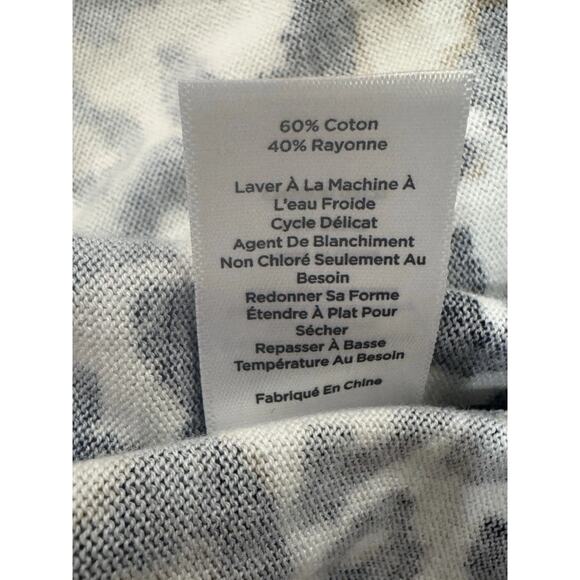 Talbots Top Womens Plus 3X Open Knit Pullover Sweater Cheetah New Tags $89 - Picture 10 of 12